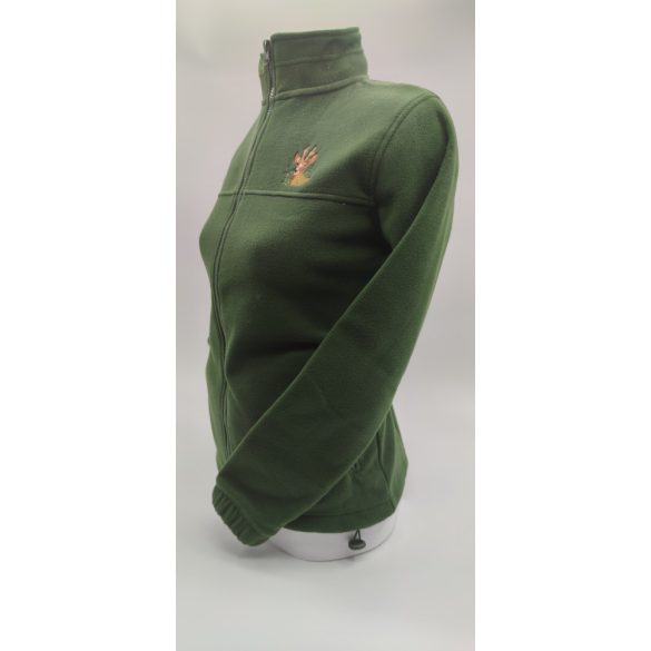 Jachetă fleece pentru damă (verde sticla)